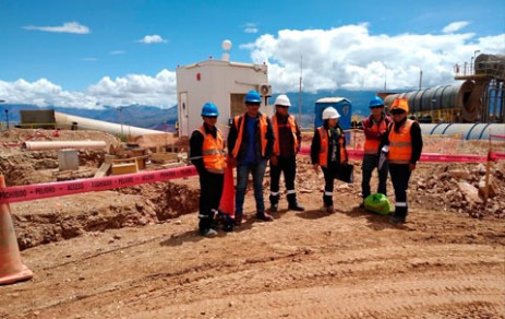 Trabajos en minera shahuindo